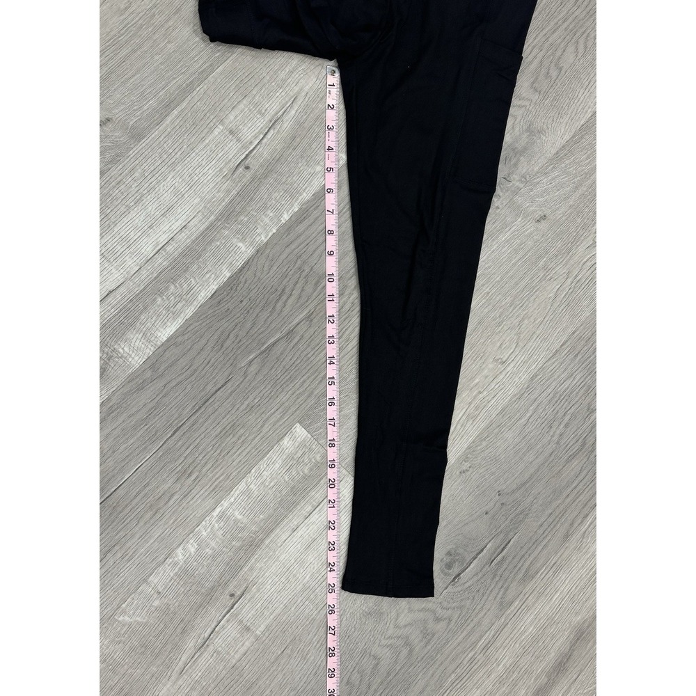 Set Of 2 NEW High Rise Woman Legging Blue & Black Size S/M - Picture 5 of 14